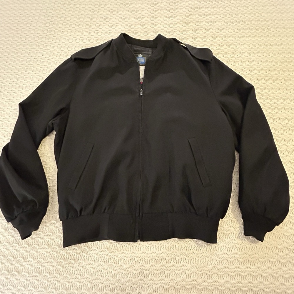 Neptune Garment Co. Jacket Mens XL 42 Wool Blend Lined Bomber Miltary Officer